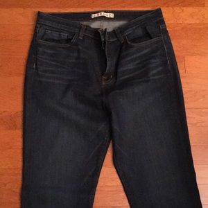 JBrand wide leg dark jeans.